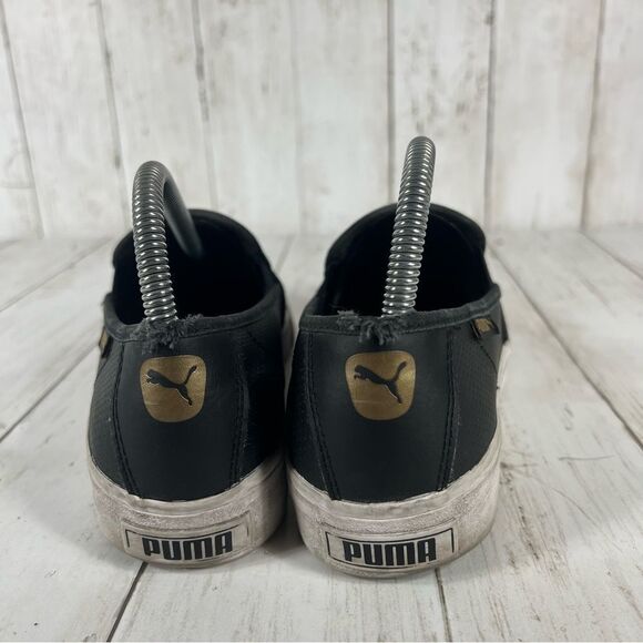 Puma soft foam leather slip Ons Womens 8 - Picture 6 of 9